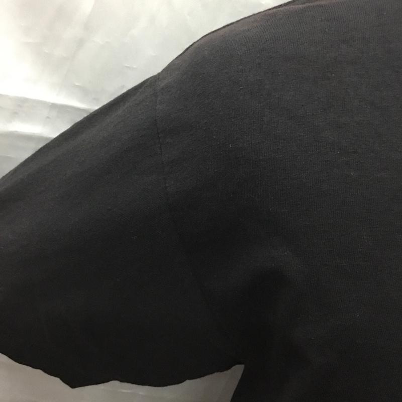 トゥデイエディション TODAY edition Tシャツ 半袖 半袖カットソー プリントTシャツ クルーネックカットソー M ロゴ、文字 黒 / ブラック /  メンズ USED 古着 中古 10112325