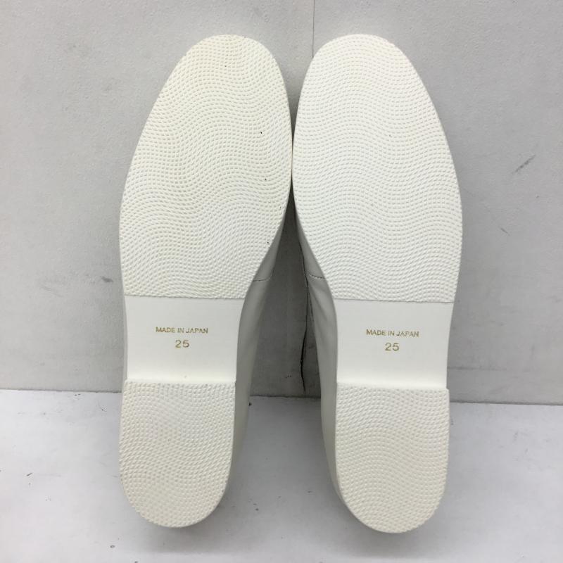 ヨースケ YOSUKE ローファー ローファー 25.0cm 無地 白 / ホワイト / レディース USED 古着 中古 10138995