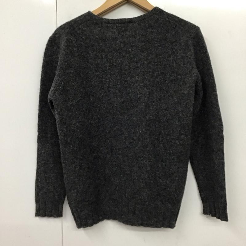 カルバン・クライン Calvin Klein ニット、セーター 長袖 M 無地 灰 / グレー / メンズ USED 古着 中古 10120165