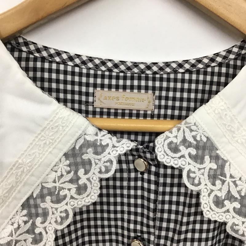 アクシーズファム axes femme ワンピース ひざ丈スカート M チェック マルチカラー / マルチカラー / レディース USED 古着 中古 10131895
