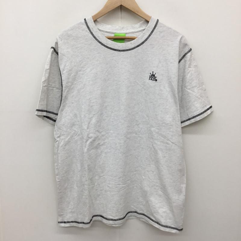 ハフ HUF Tシャツ 半袖 XL ロゴ、文字 灰 / グレー / メンズ USED 古着 中古 10139093