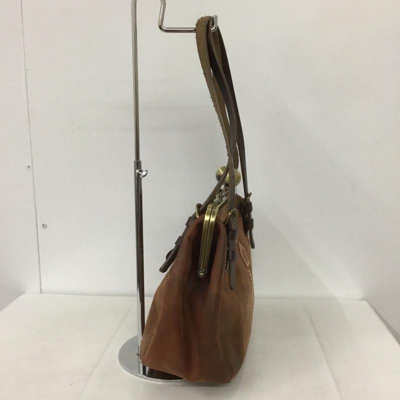 アインソフ AINSOPH ハンドバッグ ハンドバッグ がま口 ワンポイント 茶 / ブラウン / レディース USED 古着 中古 10132051
