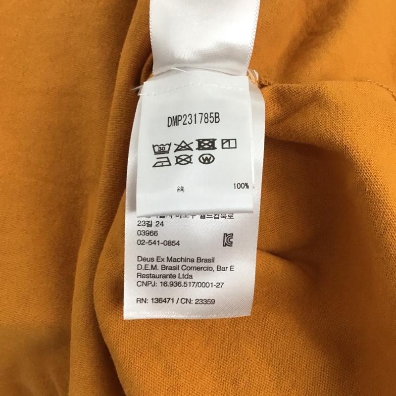 デウスエクスマキナ DEUS EX MACHINA Tシャツ 半袖 dmp238715b 半袖Tシャツ プリントTシャツ M プリント 橙 / オレンジ / メンズ USED 古着 中古 10130741