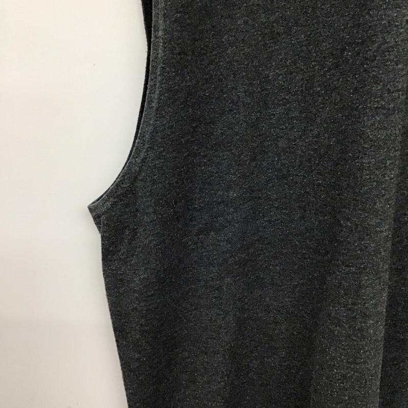 ハーレーダビッドソン Harley-Davidson タンクトップ タンクトップ ノースリーブカットソー プリントTシャツ クルーネックカットソー タンクトップ プリント 灰 / グレー / メンズ USED 古着 中古 10131497