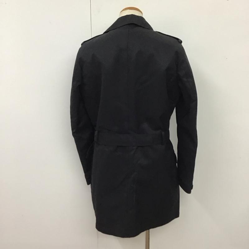 アール・ニューボールド R.NEWBOLD コート トレンチコート ライナー付き XL 無地 黒 / ブラック / メンズ USED 古着 中古 10118116