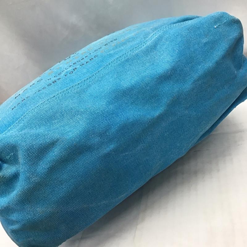 マークバイマークジェイコブス MARC by MARC JACOBS トートバッグ トートバッグ コットン ロゴ、文字 青 / ブルー / レディース USED 古着 中古 10115060