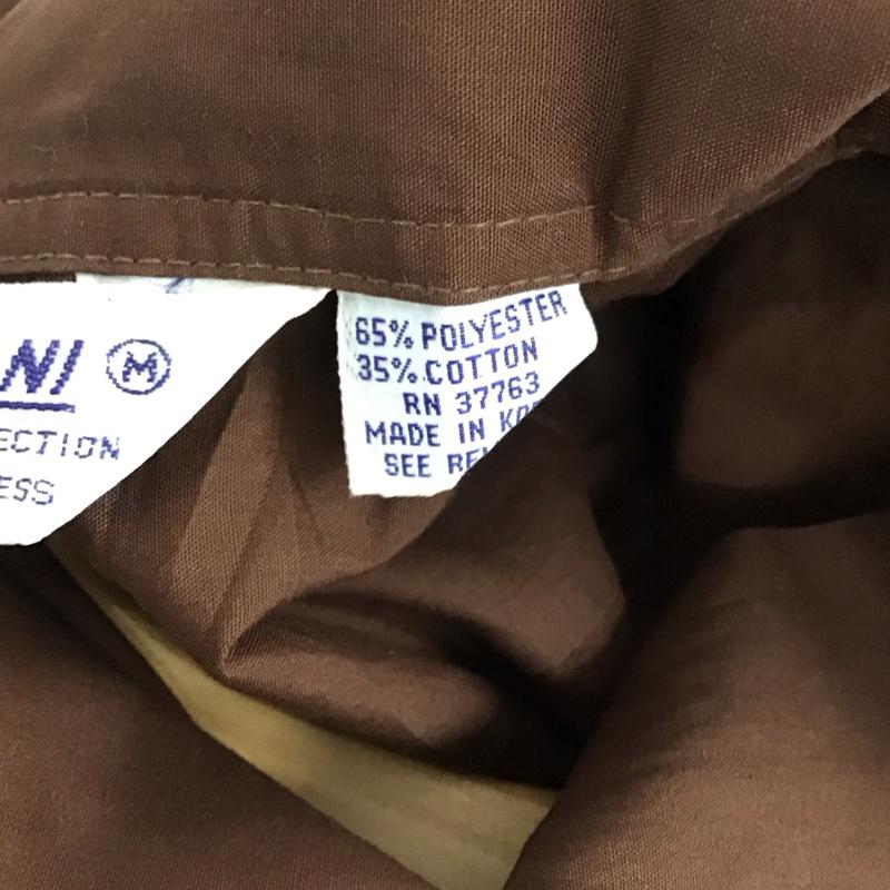 古着 USED シャツ、ブラウス 半袖 半袖シャツ 無地シャツ ポケットシャツ キューバシャツ M 無地 茶 / ブラウン / メンズ USED 古着 中古 10130123