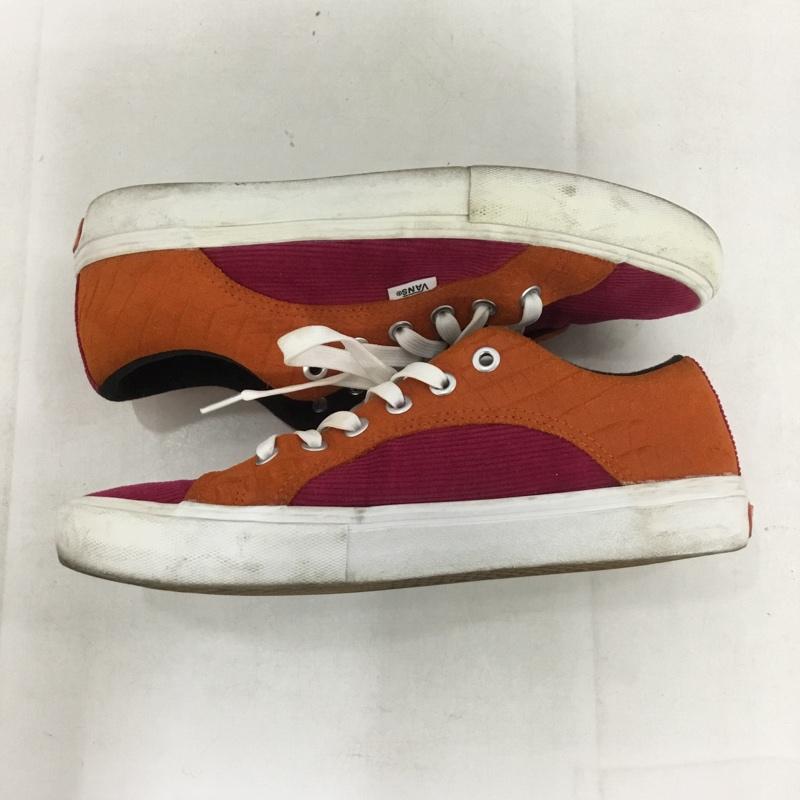 バンズ VANS スニーカー スニーカー 721454 ローカット 28cm Supreme CROC SUEDE 28.0cm ロゴ、文字 橙 / オレンジ / X マゼンタ / マゼンタ / メンズ USED 古着 中古 10139217