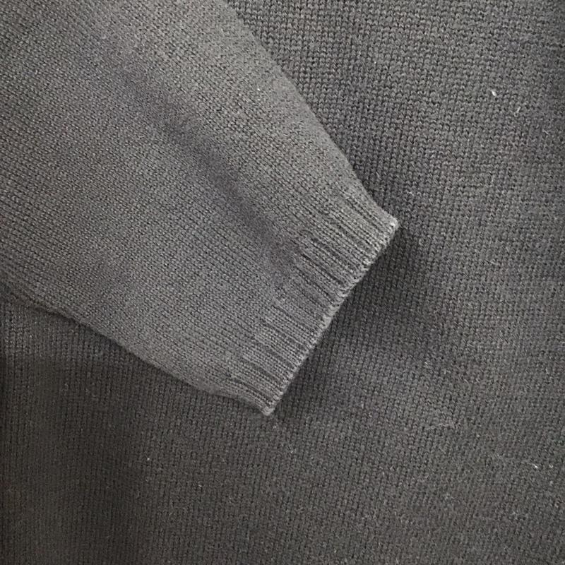 バーバリーブルーレーベル BURBERRY BLUE LABEL カーディガン 長袖 M 無地 黒 / ブラック / レディース USED 古着 中古 10129764