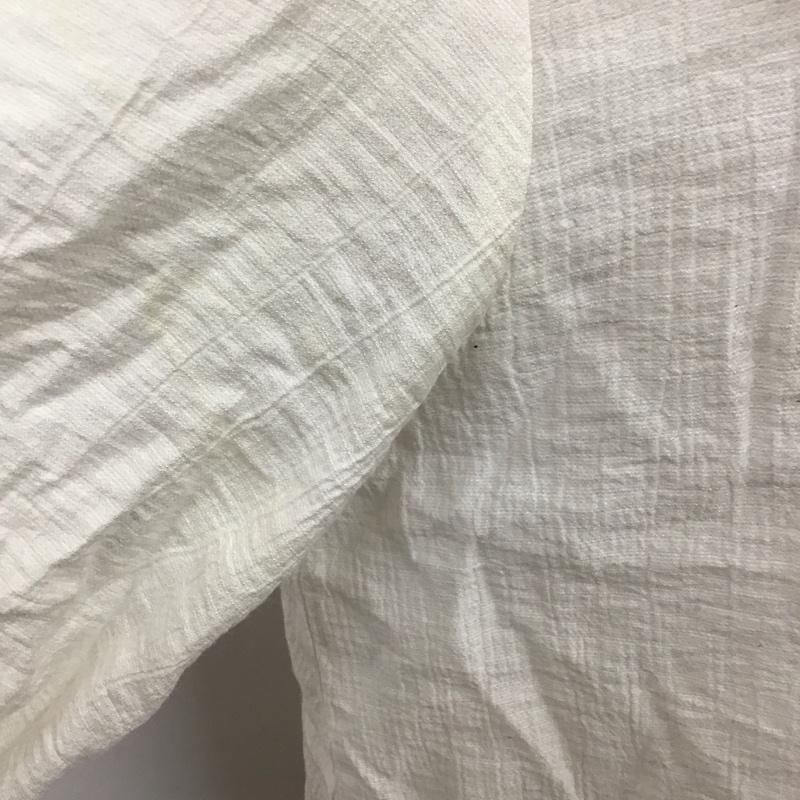 ザラ ZARA シャツ、ブラウス 長袖 3564 183 251 ビッグカラー レース M 無地 アイボリー / アイボリー / レディース USED 古着 中古 10106736