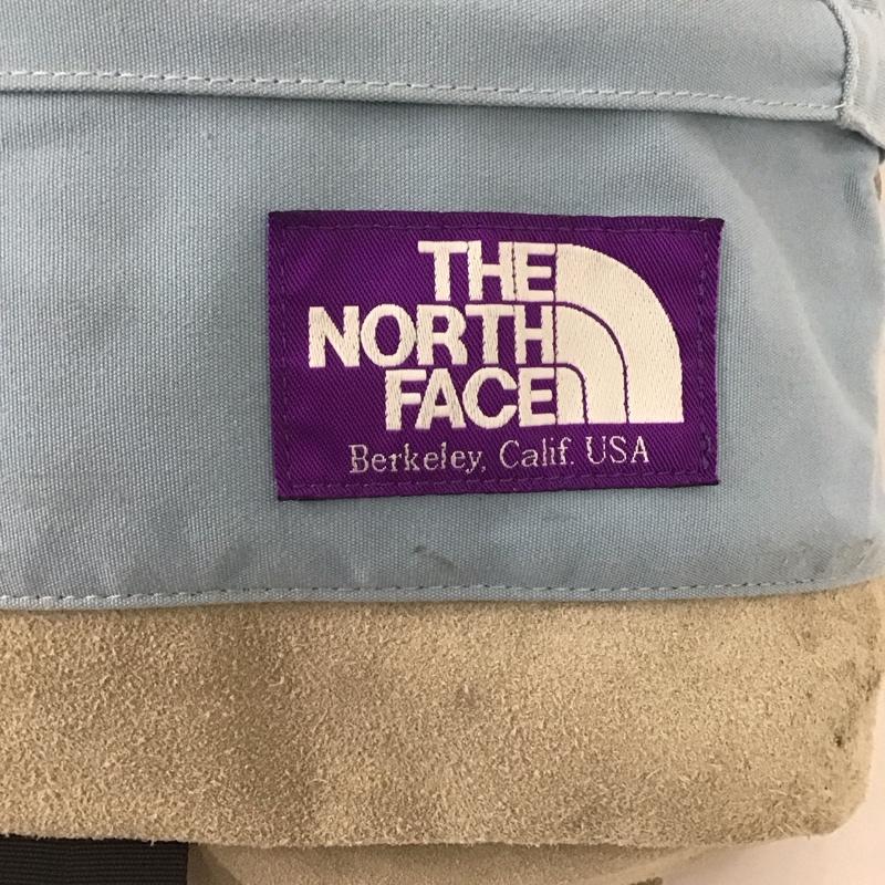 ザ ノースフェイス パープルレーベル THE NORTH FACE PURPLE LABEL リュックサック、デイパック リュックサック、デイバッグ NN7403N ミディアム デイパック ロゴ、文字 水色 / ライトブルー / X 灰 / グレー / X 黒 / ブラック / メンズ USED 古着 中古 10125573