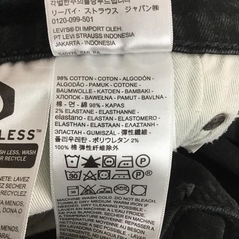 リーバイストラウスアンドコー Levi Strauss & co. パンツ デニム、ジーンズ デニムパンツ スリムパンツ ジーンズ カジュアルパンツ ストレートパンツ 32インチ 無地 黒 / ブラック / メンズ USED 古着 中古 10110205