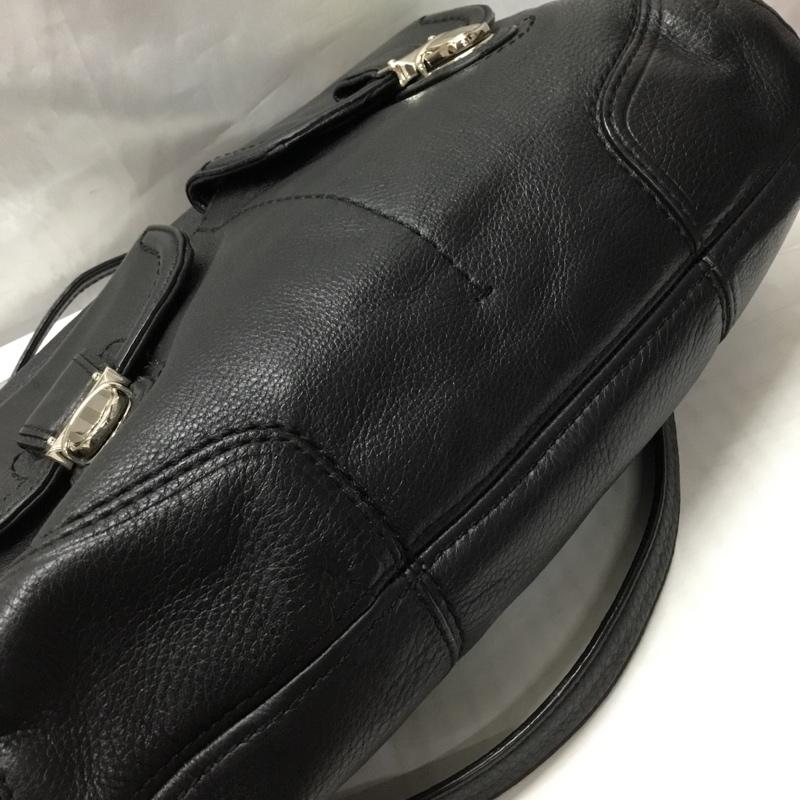 コーチ COACH ショルダーバッグ ショルダーバッグ 22423 2WAY レザー 無地 黒 / ブラック / レディース USED 古着 中古 10119111