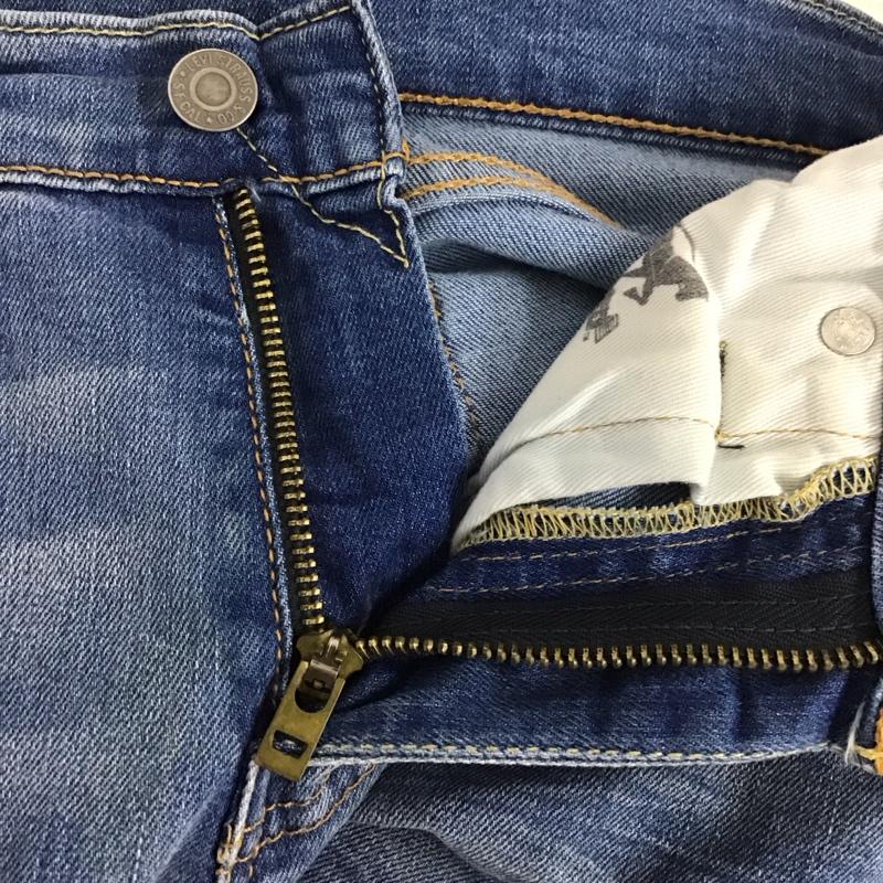 リーバイストラウスアンドコー Levi Strauss & co. パンツ デニム、ジーンズ デニムパンツ スリムパンツ カジュアルパンツ Gパン 28インチ 無地 インディゴ / インディゴ / メンズ USED 古着 中古 10135462