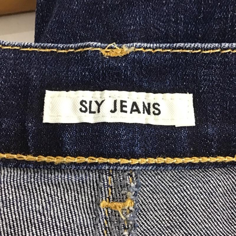 スライジーンズ SLY JEANS パンツ デニム、ジーンズ 030dah12-3930-1 LycraHWC PFLAREPTA デニムパンツ スリムパンツ 無地 インディゴ / インディゴ / レディース USED 古着 中古 10136762