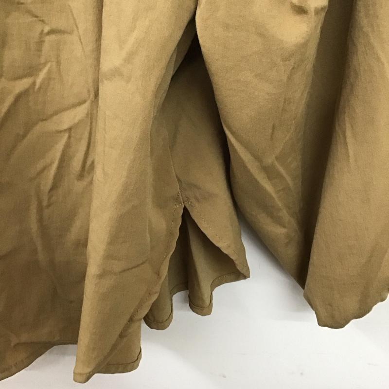 アメリカンホリック AMERICAN HOLIC カットソー 長袖 長袖カットソー シャツカットソー クルーネックシャツ パフスリーブ M 無地 ベージュ / ベージュ / レディース USED 古着 中古 10133029