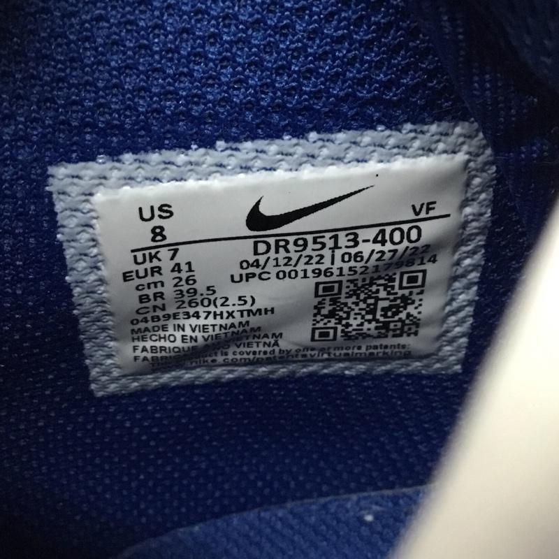 ナイキ NIKE スニーカー スニーカー DR9513-400 AIR FORCE 1 MID 07 LV8 26cm 40周年 26.0cm ロゴ、文字 青 / ブルー / X 白 / ホワイト / メンズ USED 古着 中古 10115572