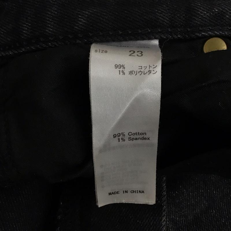 スライジーンズ SLY JEANS パンツ デニム、ジーンズ デニムパンツ スリムパンツ カジュアルパンツ ストレッチパンツ 無地 黒 / ブラック / レディース USED 古着 中古 10149568