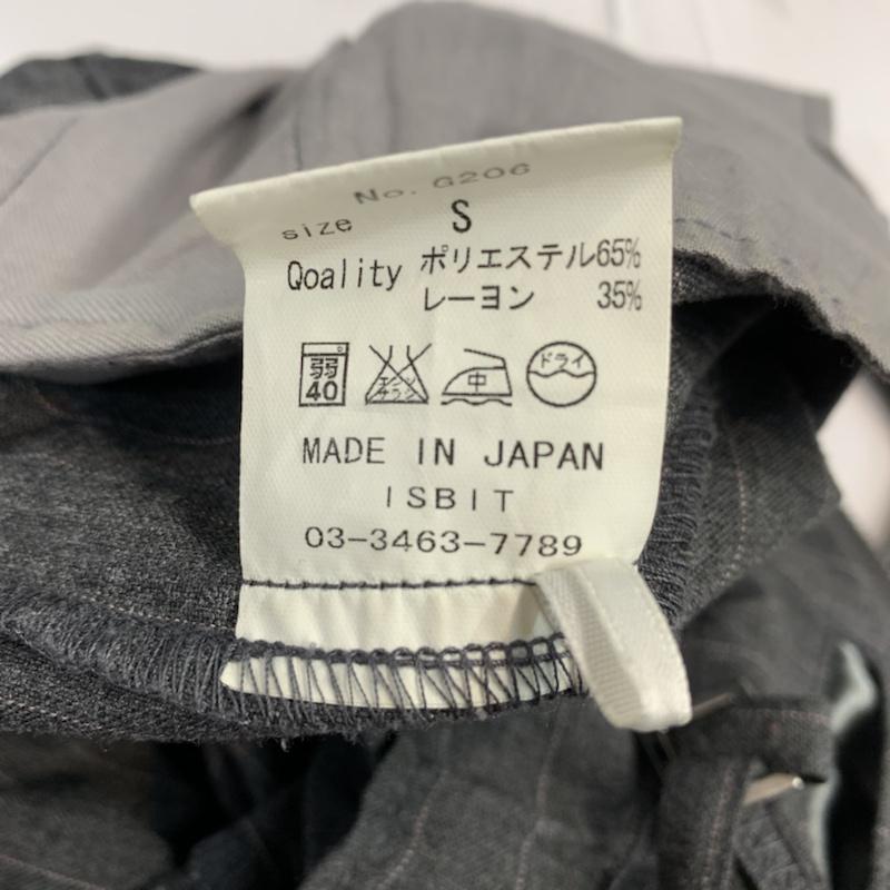 アイズビット ISBIT パンツ スラックス ストライプ S ストライプ 灰 / グレー / レディース USED 古着 中古 10042826