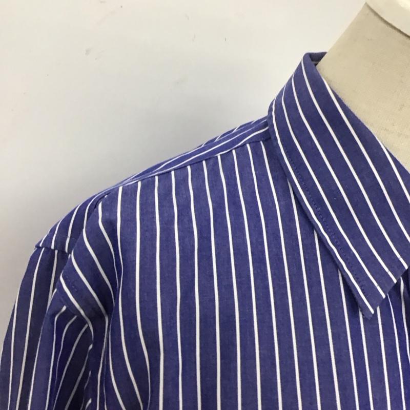 ラルフローレン RALPHLAUREN シャツ、ブラウス 長袖 長袖シャツ ストライプシャツ カジュアルシャツ ストライプシャツ S ストライプ 白 / ホワイト / X 青 / ブルー / レディース USED 古着 中古 10110228