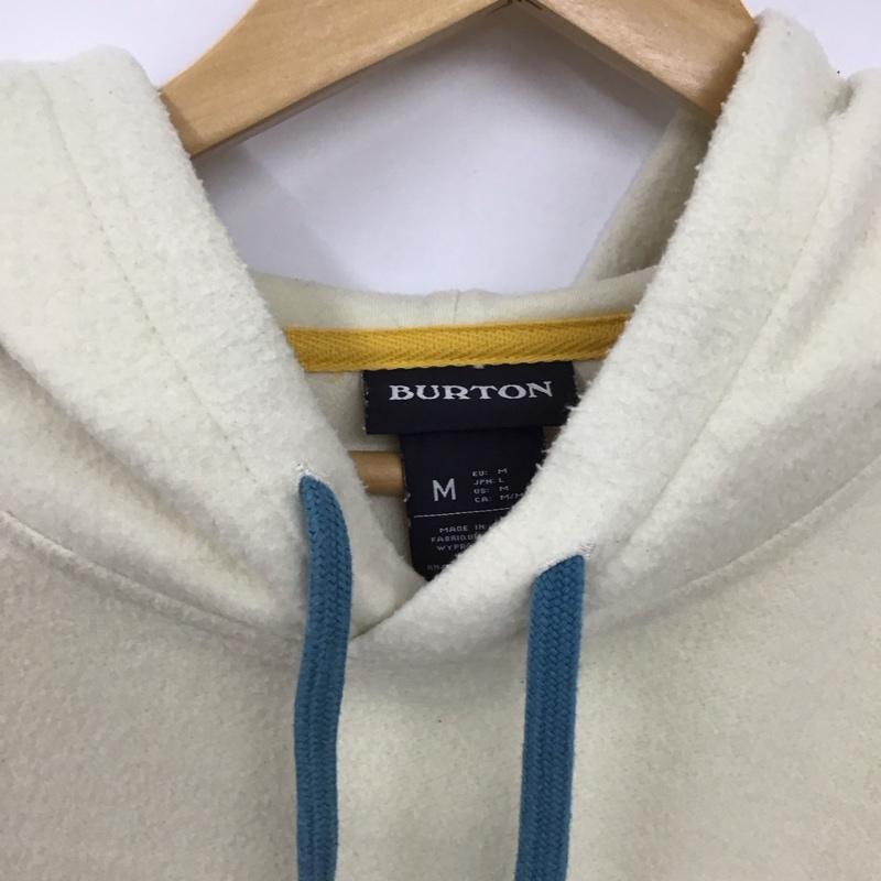 バートン BURTON パーカー 長袖 M 無地 オフホワイト / オフホワイト / メンズ USED 古着 中古 10130005