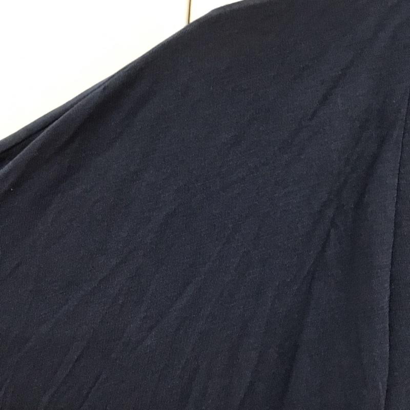 ザラ ZARA カーディガン 半袖 半袖カーディガン 前開き 薄手 M 無地 紺 / ネイビー / レディース USED 古着 中古 10128745