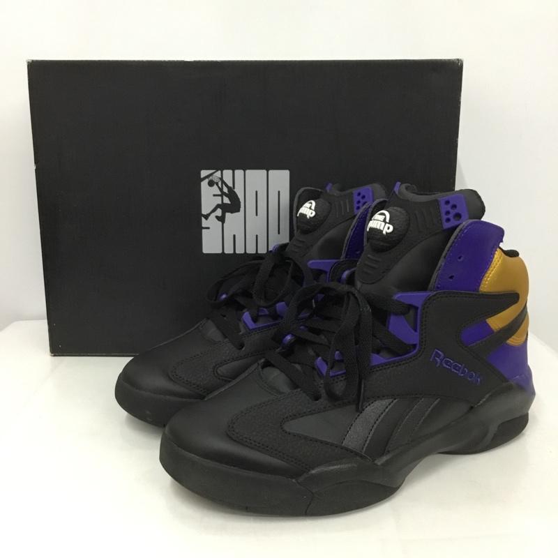 リーボック Reebok スニーカー スニーカー GY7127 SHAQ ATTAQ シャックアタック 27.5cm 箱有 27.5cm ロゴ、文字 黒 / ブラック / X 紫 / パープル / X 金 / ゴールド / メンズ USED 古着 中古 10130764