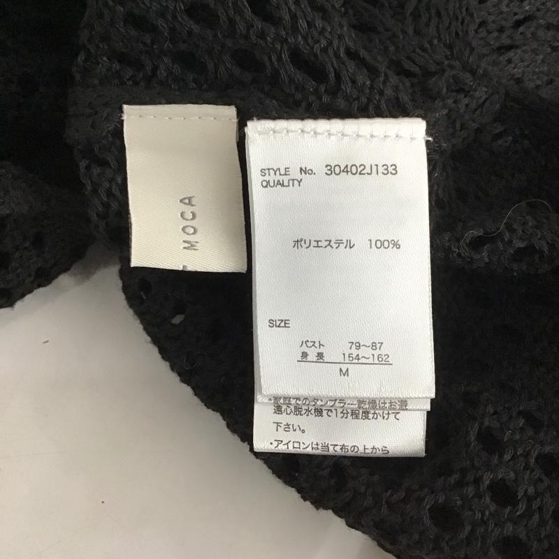 セレクトモカ select MOCA ニット、セーター 長袖 M 無地 黒 / ブラック / レディース USED 古着 中古 10129820