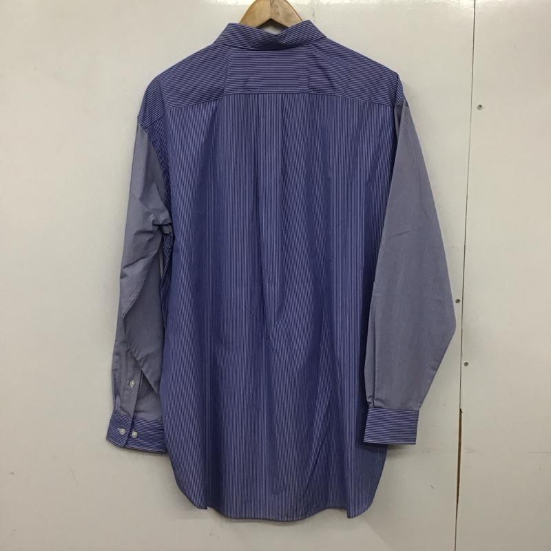ユニクロ UNIQLO シャツ、ブラウス 長袖 331-436113 長袖シャツ ストライプシャツ カラーシャツ L ストライプ マルチカラー / マルチカラー / メンズ USED 古着 中古 10139039