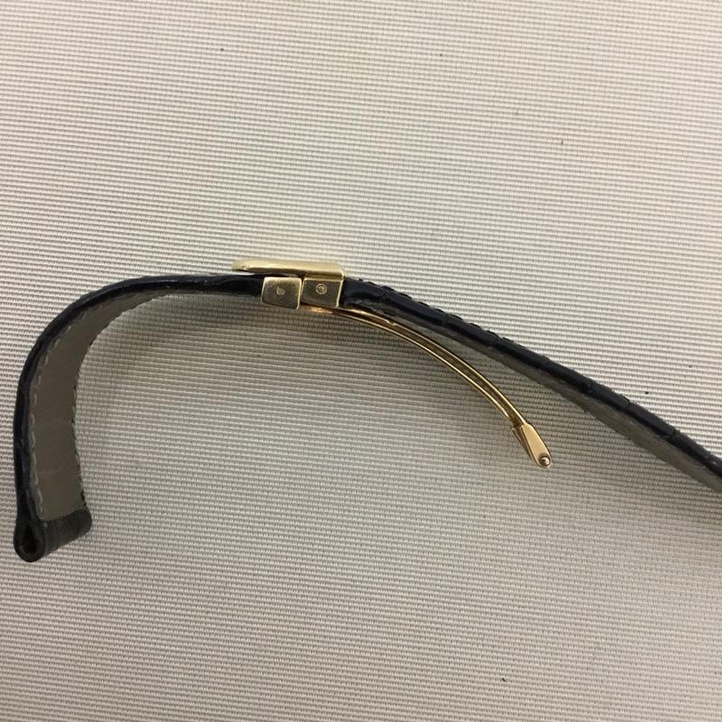カルティエ Cartier ファッション小物 ファッション小物 腕時計ベルト 18金 ロゴ、文字 黒 / ブラック / X 茶 / ブラウン / メンズ USED 古着 中古 10148388