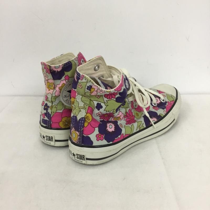 コンバース CONVERSE スニーカー スニーカー 5C1284 グローリー HI 24cm 24.0cm 花柄 マルチカラー / マルチカラー / レディース USED 古着 中古 10138322