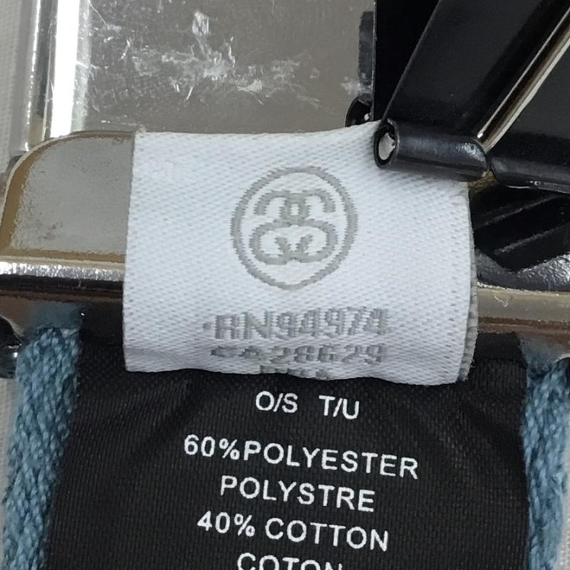 ステューシー STUSSY ベルト・バックル ベルト FREE ロゴ、文字 青 / ブルー / メンズ USED 古着 中古 10138273