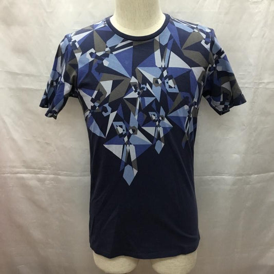 デンハム DENHAM Tシャツ 半袖 半袖カットソー プリントTシャツ クルーネックカットソー XS 総柄 マルチカラー / マルチカラー /  メンズ USED 古着 中古 10108970