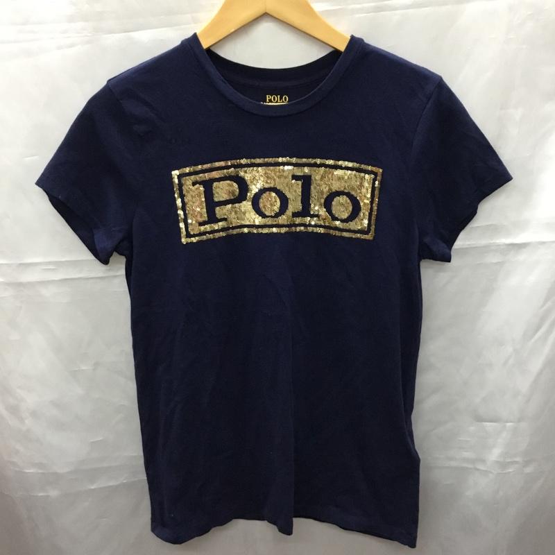 ポロラルフローレン POLO RALPH LAUREN Tシャツ 半袖 XS 無地 紺 / ネイビー / レディース USED 古着 中古 10110750