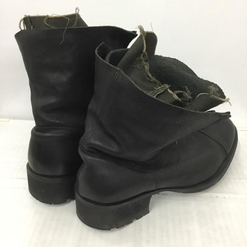 アルフレッドバニスター alfredoBANNISTER ブーツ 一般 レースアップ レイヤード ファスナー 45 無地 黒 / ブラック / メンズ USED 古着 中古 10124191