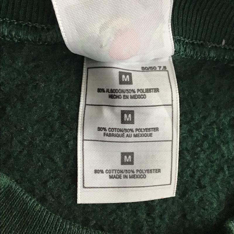フルーツオブザルーム FRUIT OF THE LOOM トレーナー 長袖 スウェット 裏起毛 M プリント 緑 / グリーン /  メンズ USED 古着 中古 10116817
