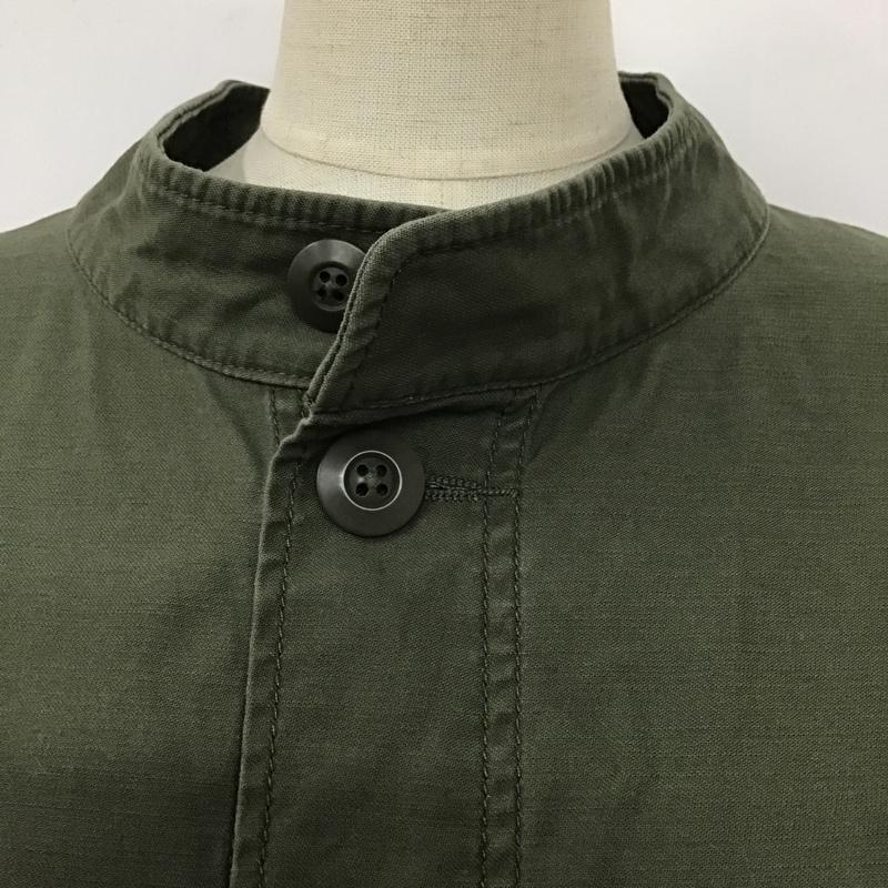 ニコアンド niko and... ジャケット、上着 ジャケット、ブレザー L 無地 カーキ / カーキ / レディース USED 古着 中古 10106120