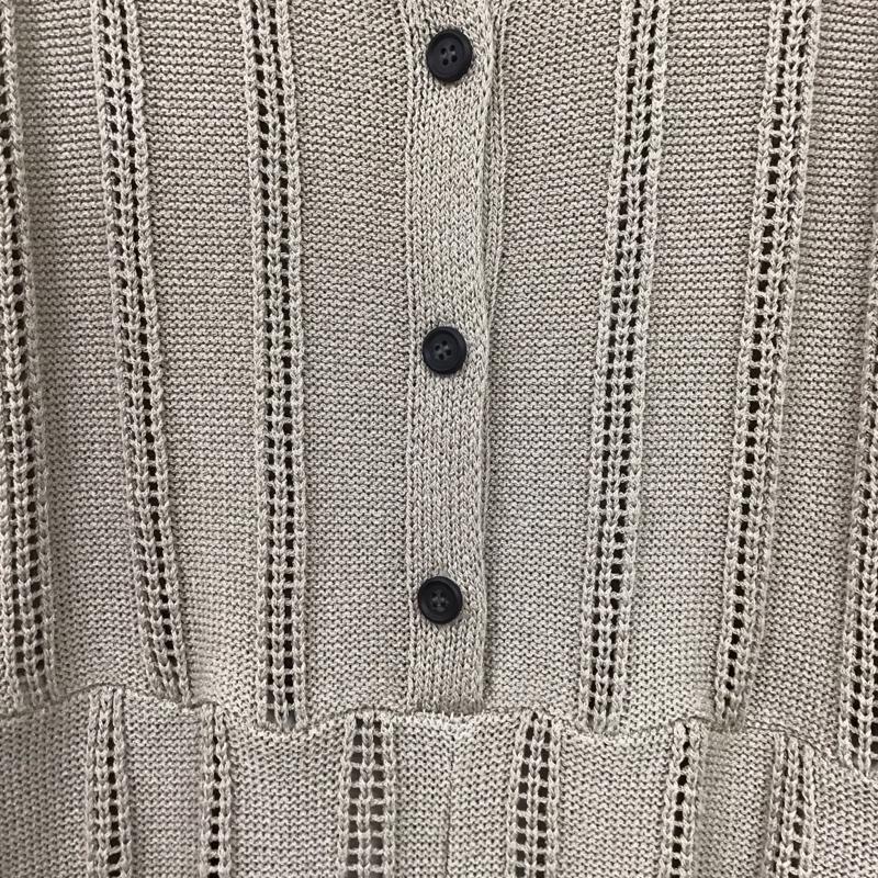 ジーナシス JEANASIS サロペット・オーバーオール サロペット、オーバーオール Vスカシニットサロペ M 無地 ベージュ / ベージュ / レディース USED 古着 中古 10131474