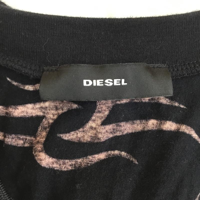 ディーゼル DIESEL ワンピース ロングスカート A00838 XXS キャラクター 黒 / ブラック /  レディース USED 古着 中古 10133485