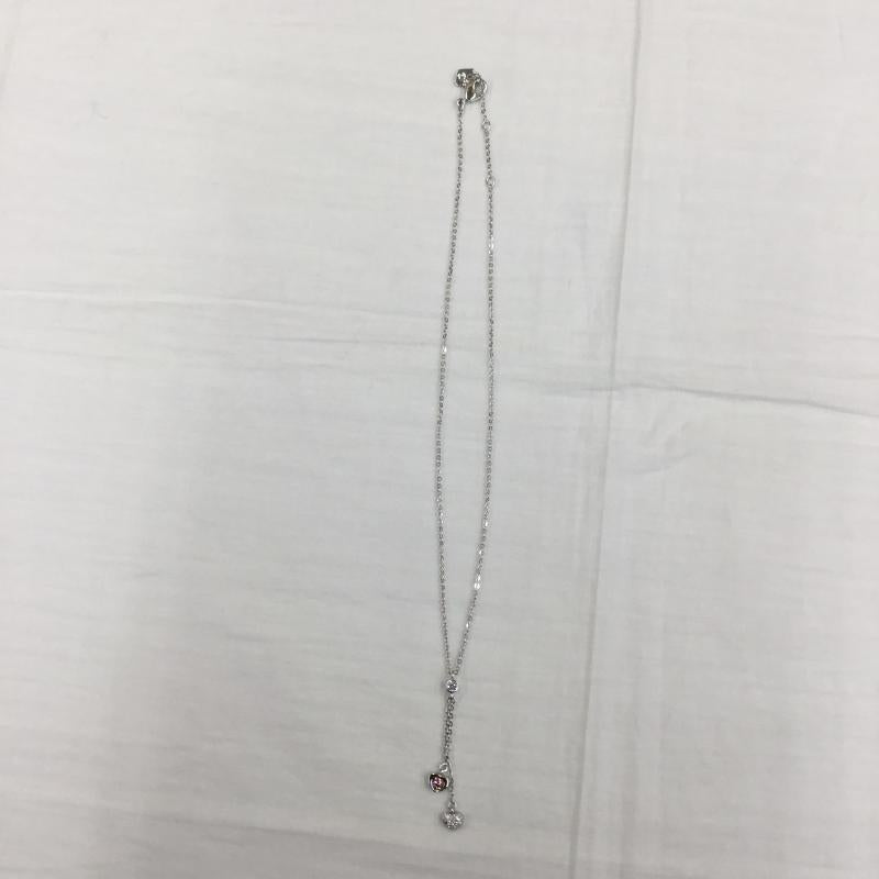 スワロフスキー SWAROVSKI アクセサリー ネックレス、ペンダント 桃 / ピンク / X 銀 / シルバー / レディース USED 古着 中古 10139796