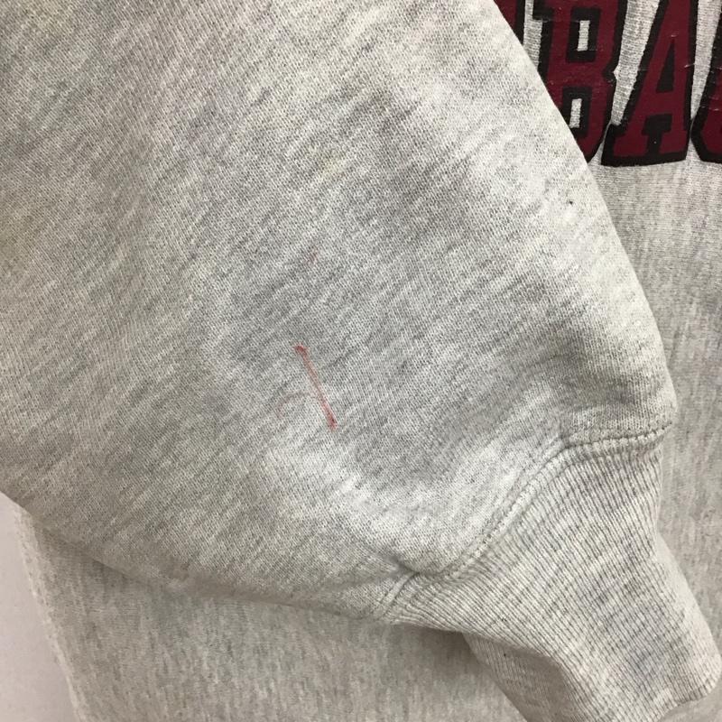 チャンピオン Champion トレーナー 長袖 REVERSE WEAVE スウェット 90年代 L ロゴ、文字 灰 / グレー / メンズ USED 古着 中古 10107924