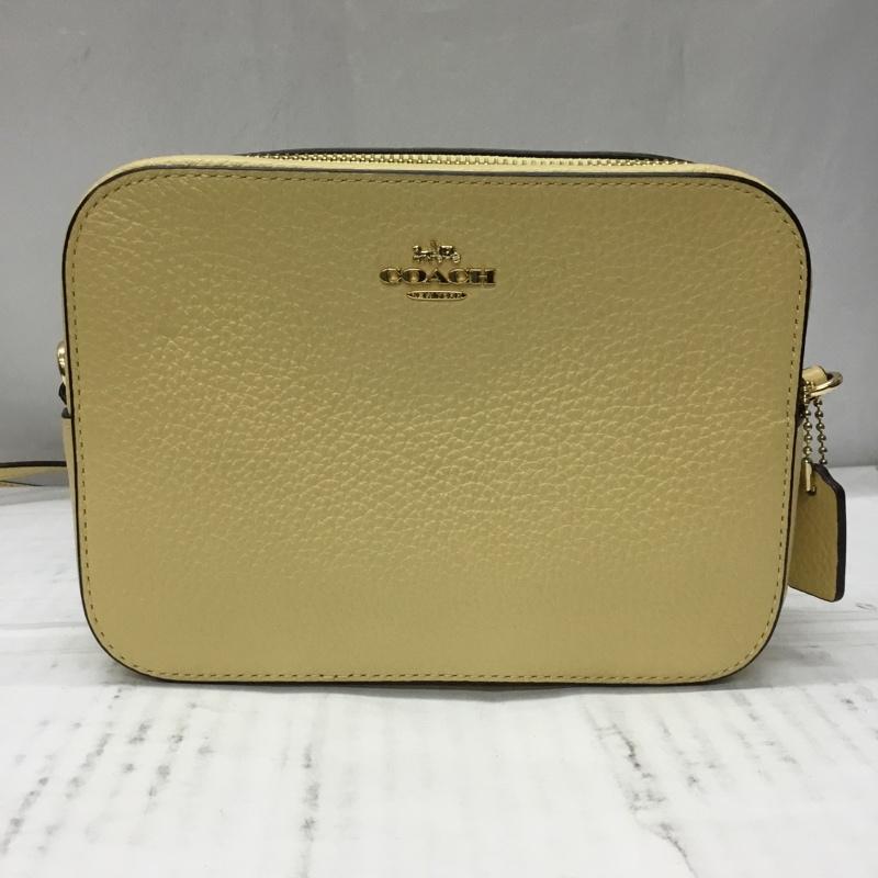 コーチ COACH ショルダーバッグ ショルダーバッグ 87734 ミニバッグ ロゴ、文字 ベージュ / ベージュ / レディース USED 古着 中古 10106342