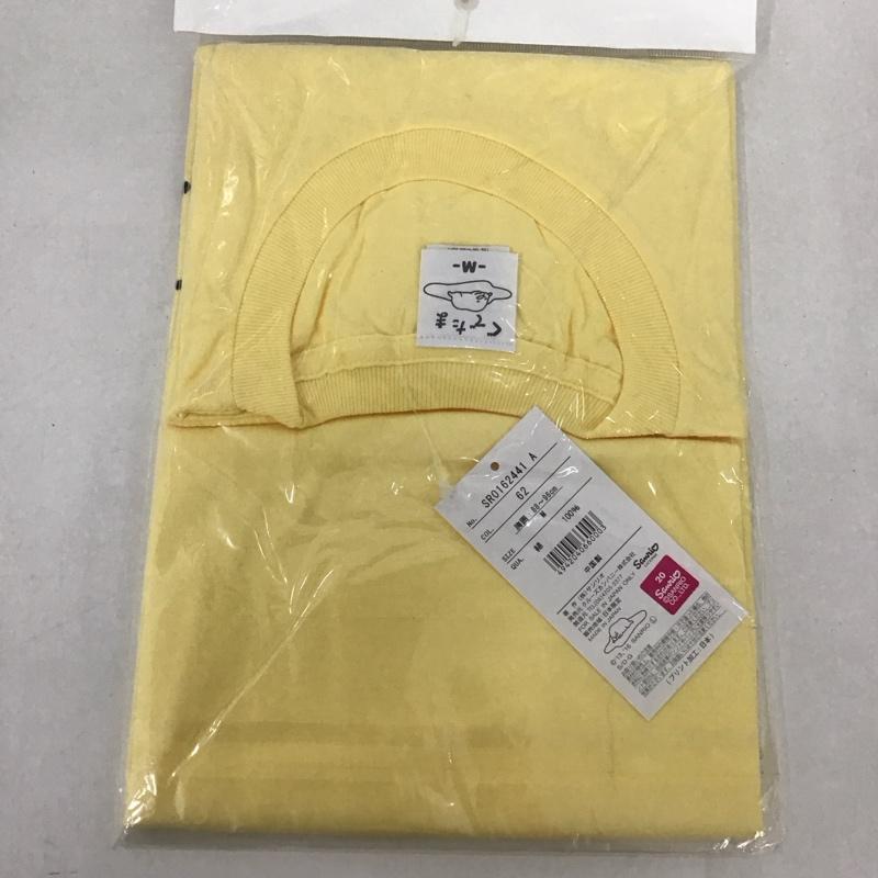 古着 USED Tシャツ 半袖 ぐでたま キャラT らりらりるら M プリント X キャラクター 黄 / イエロー / レディース USED 古着 中古 10127545