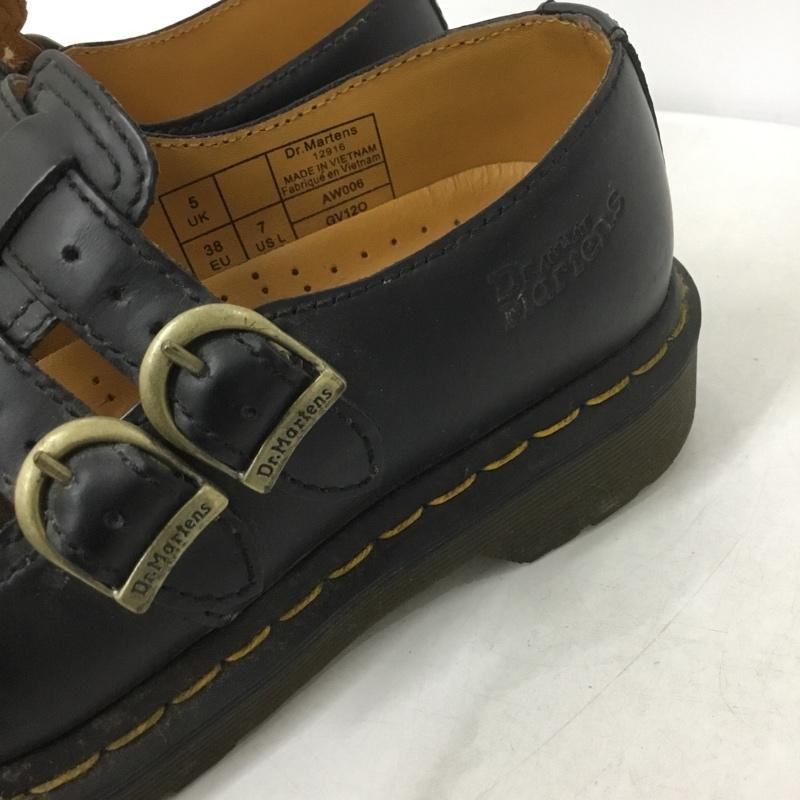 ドクターマーチン Dr.Martens 革靴 革靴 GV120 ベルト メリージェーンシューズ UK5 US:7 黒 / ブラック / レディース USED 古着 中古 10139219