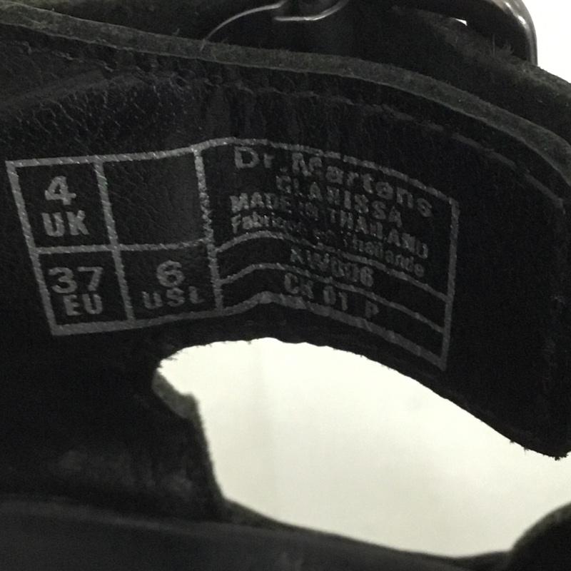 ドクターマーチン Dr.Martens サンダル サンダル AW006 ストラップ レザー UK4 US:6 無地 黒 / ブラック / レディース USED 古着 中古 10125172