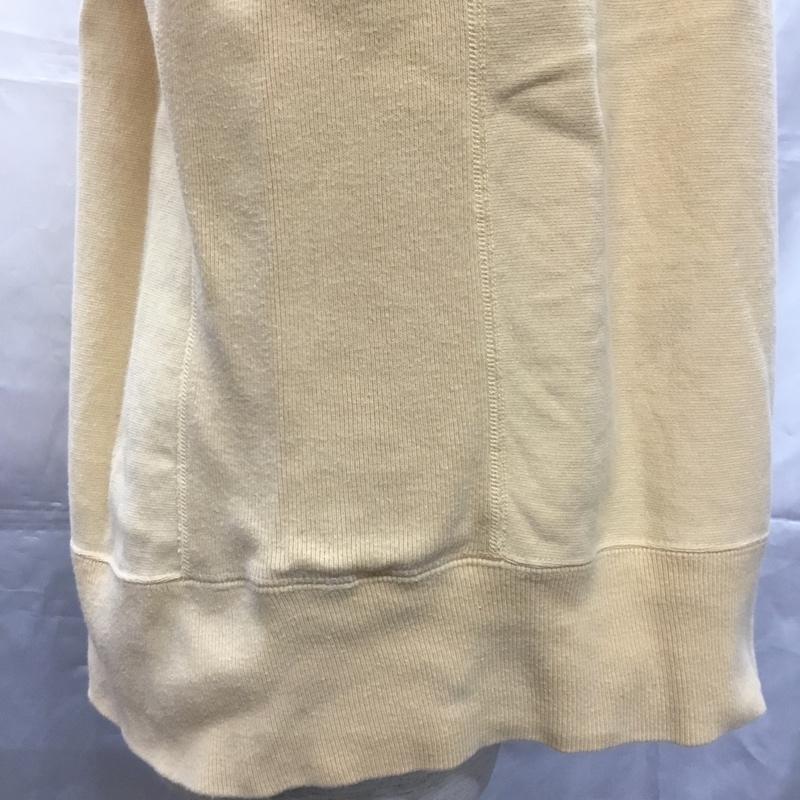 トゥームーン two moon トレーナー 長袖 44 無地 ベージュ / ベージュ / メンズ USED 古着 中古 10108910