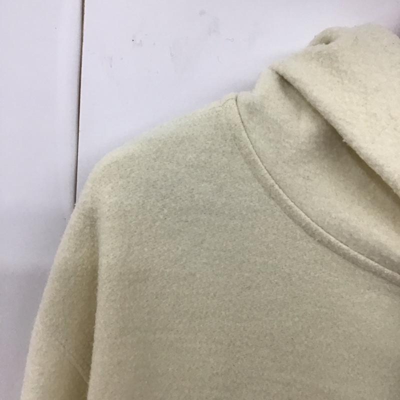 バートン BURTON パーカー 長袖 M 無地 オフホワイト / オフホワイト / メンズ USED 古着 中古 10130005