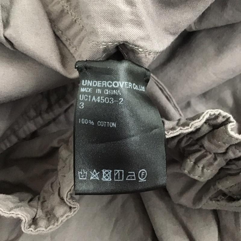 アンダーカバー UNDERCOVER パンツ ワークパンツ、ペインターパンツ uc1a4503-2 ワークパンツ ワイドパンツ 1 無地 灰 / グレー /  メンズ USED 古着 中古 10124652