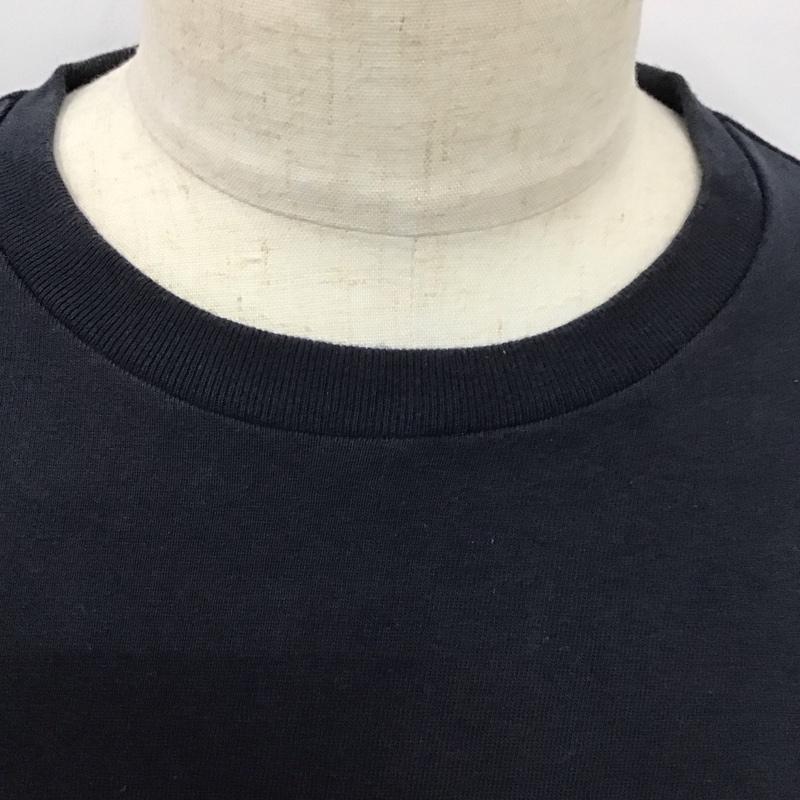ダブルタップス WTAPS Tシャツ 半袖 半袖カットソー プリントTシャツ クルーネックカットソー ロゴ、文字 紺 / ネイビー / メンズ USED 古着 中古 10112483