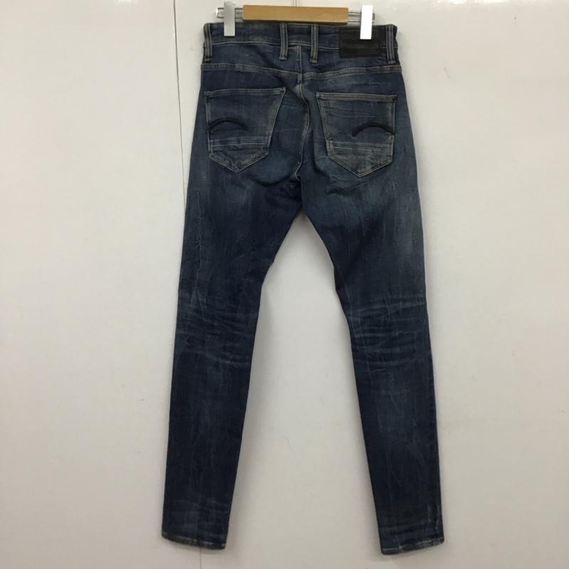 ジースターロゥ G-STAR RAW パンツ デニム、ジーンズ デニムパンツ スリムパンツ カジュアルパンツ ストレッチパンツ 29インチ 無地 インディゴ / インディゴ / メンズ USED 古着 中古 10132389